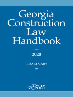 cover image of Georgia Construction Law Handbook